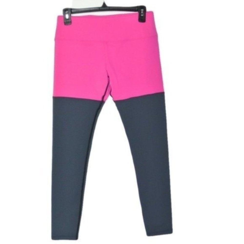 Sarah Todd Duo Color Yoga Pants Pink Leggings S